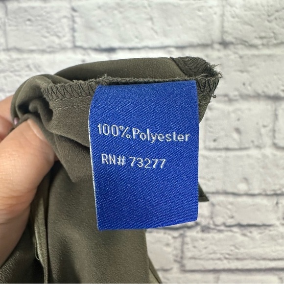 Apt 9 Floral Green Bell Sleeve Flowy Blouse Top Size 3X - Picture 5 of 9